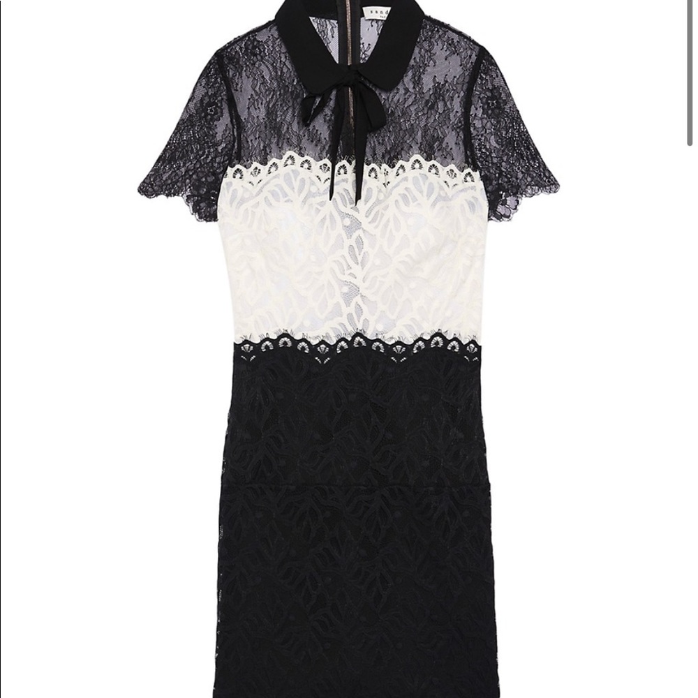 Sandro Rozen Lace Sheath Dress